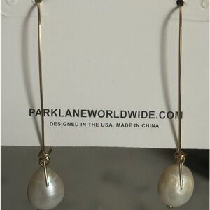 Pearl Drop Stone earrings by Park Lane